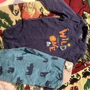 Carter's Blue and Gray Kids Matching Set